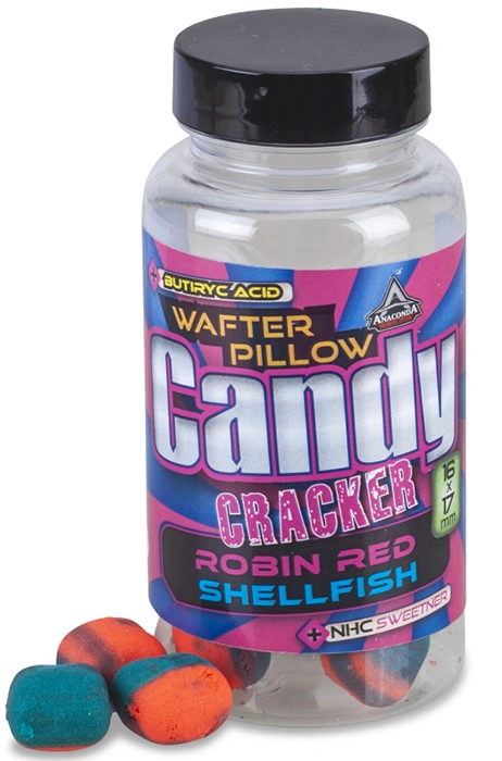 Anaconda Candy Cracker Wafter/Pillow 14x15mm Robin Red Shellfish 55g