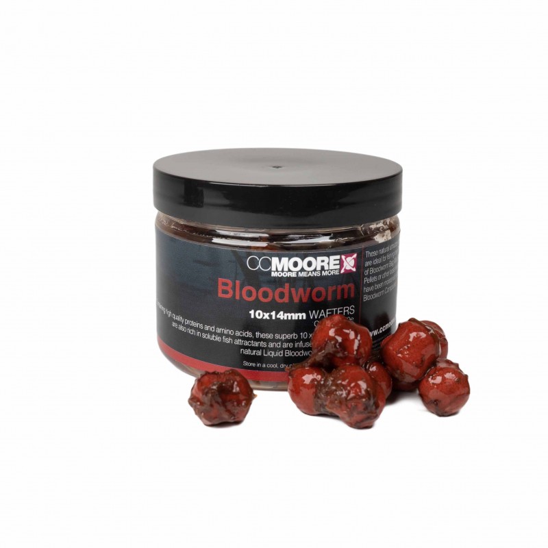 CCMoore Bloodworm Hookbait Wafters 10x14mm