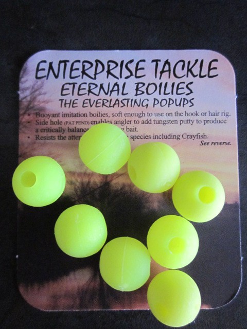EnterpriseTackle Eternal Boilies 12mm Fluoro Yellow