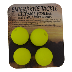Enterprise Tackle Eternal Boilies 18mm Fluoro Yellow - Click Image to Close