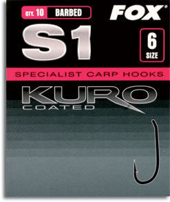 Fox S1 Kuro Barbed Hook - Size 4